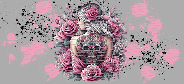 16oz Sunflower Girl-SU-576